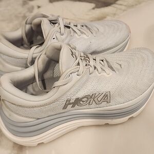 Hoka Lightweight Running Shoes in Light Gray
